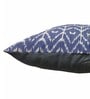 Blue Traditional Cotton 16 x 16 Inches Cushion Covers (Pack of 2)