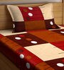 Cotton 210 TC Single Size Bedsheet with 1 Pillow Cover