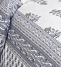 Cotton 240TC Double Bedsheet With 2 Pillow Covers in Grey Color
