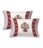 White Traditional 240 TC Cotton 1 Double King Size Bedsheet with 2 Pillow Covers