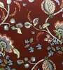 Cotton 250 TC Floral Super King Size Bedsheet in Brown with 2 Pillow Covers