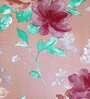 Cotton 250 TC Floral Super King Size Bedsheet in Pink with 2 Pillow Covers