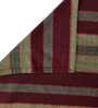 Brown Geometric 300 TC Cotton Double Bed Cover with 2 Pillow Covers