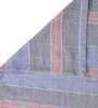 Grey Geometric 300 TC Cotton Double Bed Cover with 2 Pillow Covers
