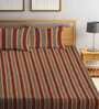 Cotton 300 TC Double Bedcover with 2 Pillow Covers