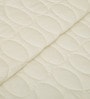 Cream Solid Cotton 4 Pieces Double Bedding Set