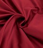Red Solid 400 TC Cotton 1 Double King Size Bedsheet with 2 Pillow Covers