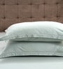 Off White Solid 400 TC Cotton King Sized Bed Sheets with 2 Pillow Covers