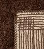 Brown Cotton 55 x 16 Inches Hand Tufted Floor Runner