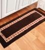 Brown Cotton 55 x 16 Inches Hand Tufted Floor Runner