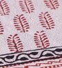 Alistair (60x60) White & Red Cotton Table Cloth