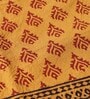Cotton 60 X 90 Inch 6 Seater Table Cloth in Brown Color
