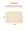 Cotton Bathroom Door Mat with Non Slip Backing and Soft Texture