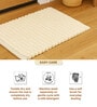 Cotton Bathroom Door Mat with Non Slip Backing and Soft Texture