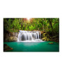 Cotton Canvas 60 x 0.4 x 36 Inch Forest Waterfall Painting Unframed Digital Art Print