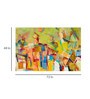 Cotton Canvas 72 x 0.4 x 48 Inch Abstract Colourful Painting Unframed Digital Art Print