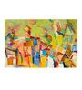 Cotton Canvas 72 x 0.4 x 48 Inch Abstract Colourful Painting Unframed Digital Art Print
