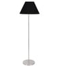 Cotton Conical Shade Steel Floor Lamp Steel Base