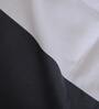 Cotton Geometric 400 TC Black & White Single Bedsheet And 1 Pillow Cover Essential Series