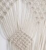 Cotton Macrame Off White Curtains