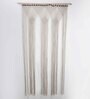 Cotton Macrame Off White Curtains