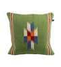 Green Textured Cotton 16 x 16 Inch Cushion Cover