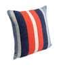 Multicolor Striped Cotton 16x16 Inch Cushion Cover