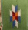 Green Textured Cotton 16 x 16 Inch Cushion Cover