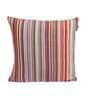 Multicolor Striped Cotton 16 x 16 Inch Cushion Cover