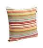 Multicolor Striped Cotton 16 x 16 Inches Cushion Cover