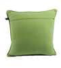 Green Textured Cotton 16 x 16 Inch Cushion Cover