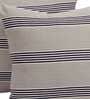 Multicolor Striped Cotton 16 x 16 Inches Cushion Covers (Set of 2)