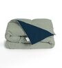 Navy Blue And Grey Cotton Reversible Double Bed 150Gsm Comforter