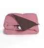 Pink And Brown Cotton Reversible Double Bed Ac 150Gsm Comforter