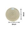 Yellow Cotton Round Shaped Dia 9 (Set of 4) Placemat