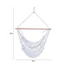 Cotton Fabric Hammock in White Colour