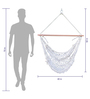 Cotton Fabric Hammock in White Colour