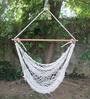 Cotton Fabric Hammock in White Colour
