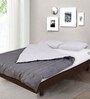 Quilted (78x36) Cotton  Single Size Mattress Protector in White Colour