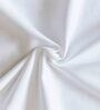 White Solid 144 TC Cotton 1 Double King Size Bedsheet with 4 Pillow Covers