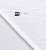 White Solid 144 TC Cotton 1 Double King Size Bedsheet with 4 Pillow Covers
