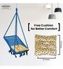 Fabric Swing in Blue & Beige Colour