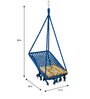 Fabric Swing in Blue & Beige Colour