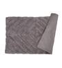 Grey Stripe Cotton 32x20 Inches Super Soft Bath Mat