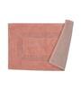 Peach Solid Cotton 32x20 Inches Super Soft Bath Mat