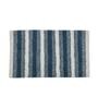 Blue Geometric Cotton 32x20 Inches Super Soft Bath Mat