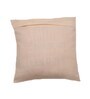 Off White Traditional Cotton 12 x 12 Inches Embroidered Cushion Cover