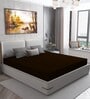 Cotts Wonder Waterproof Fitted Terry Cotton King Size (78x72) Mattress Protector In Coffee Colour