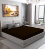 Cotts Wonder Waterproof Fitted Terry Cotton Queen Size (72x48) Mattress Protector In Coffee Colour