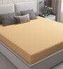 Cotts Wonder Waterproof Fitted Terry Cotton Queen Size (72x60) Mattress Protector In Beige Colour